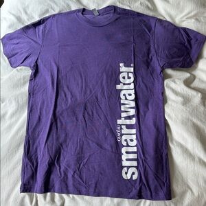 Smart water Next Level Apparel Purple T-Shirt